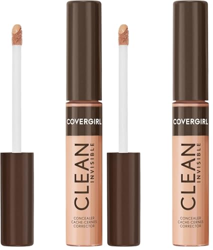 Image 18 of Warm Nude / 0.23 Fl Oz (Pack of 2) for the product COVERGIRL Clean Invisible Lightweight Concealer
