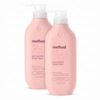 Thumbnail for Image 1 of Default Title for the product Method Body Lotion, Pure Peace, Rose Water, Peonies + Pink Sea Salt notes, 24 Hours of Moisture, 14 oz, Pack of 2