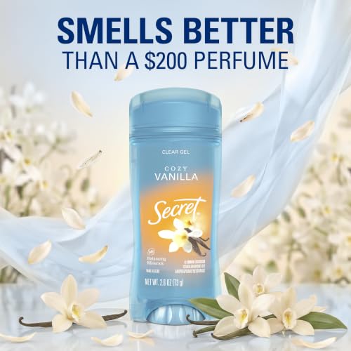 Image 5 of Secret Antiperspirant Deodorant for Women, Cozy Vanilla Scent, 2.6 oz