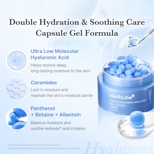 Image 4 of medicube Hydrating Capsule Duo - Hyaluronic Acid & Vitamin C Capsule Cream