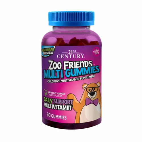 21st Century Zoo Friends Multi Gummies 60 Gummies