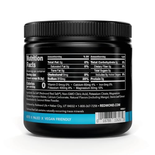 Image 3 of REDMOND Re-Lyte Sugar Free Electrolyte Powder Drink Mix (Mango)