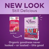 Thumbnail for Image 8 of Plum Organics Teensy Snacks Organic Toddler Fruit Snacks