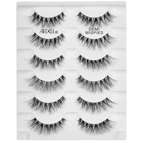 Image 2 of Ardell Wispies False Eyelashes 113 - Black, Natural Look Wispy Lashes, Soft & Lightweight Strip, 5 Pairs, 1 Pack