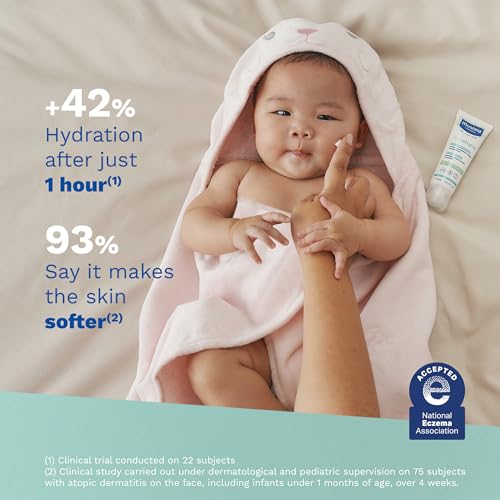 Image 4 of Mustela Stelatopia Eczema-Prone Skin Emollient Baby Face Cream - 1.35 Fl Oz (Pack of 1)