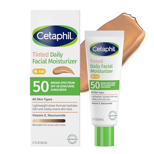 Image 1 of Default Title for the product Cetaphil Tinted Facial Moisturizer SPF 50, All Skin Types, 1.7 oz