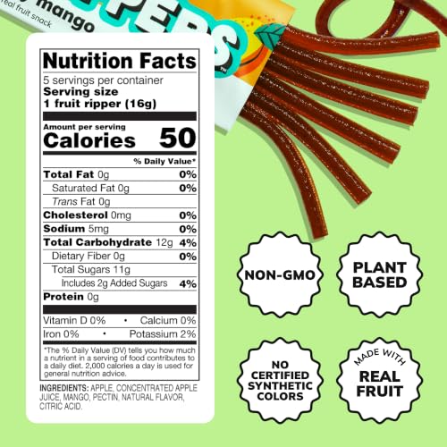 Image 3 of Little Spoon Strawberry Smash Fruit Rippers, 4 Pouches, 20 Packs Total