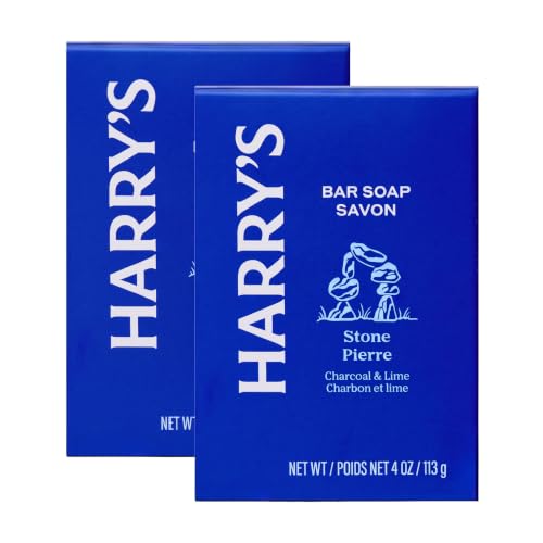 Image 2 of Stone / 4 Ounce (Pack of 4) for the product Harry's Bar Soap for Men