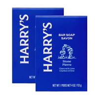 Thumbnail for Image 2 of Stone / 4 Ounce (Pack of 4) for the product Harry's Bar Soap for Men
