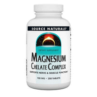 Thumbnail for Source Naturals Magnesium chelate 100 mg 250 Tabs