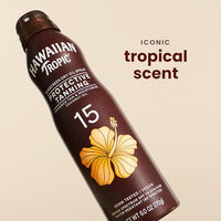 Thumbnail for Image 3 of Hawaiian Tropic Dry Tanning Oil Spray Sunscreen SPF 15, 6 Oz