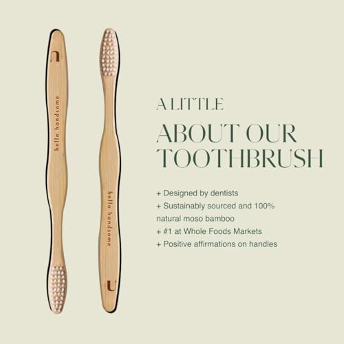 Image 3 of Plus Ultra Bamboo Toothbrush - BPA Free Soft Bristle for Adults