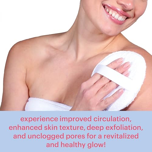 Image 7 of AFTERSPA Afterspa Bath & Shower Round Dual Texture Scrubber 6 count (Pack of 6)