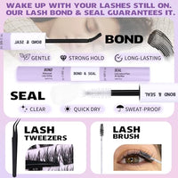 Thumbnail for Image 4 of EYDEVRO Manga Lash Clusters Kit Wispy Natural Cluster Eyelash Extensions