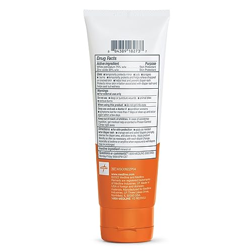 Image 8 of Medline Remedy Essentials Zinc Oxide Skin Protectant Paste (4 oz Tube)