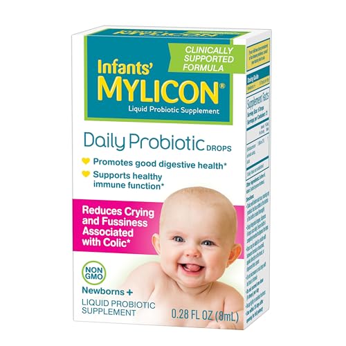 Image 1 of Probiotic Colic Drops for the product MYLICON Infants' Mylicon Daily Probiotic Drops, 8mL