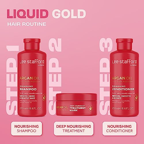 Image 4 of Lee Stafford Argan Oil Deep Nourishing Mask for Dry Hair 6.7Fl Oz