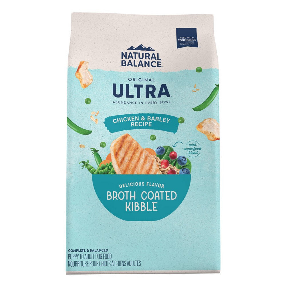 Natural Balance Pet Foods Original Ultra Broth Coated Dry Dog Food Chicken  Barley, Lbs by Natural Balance Pet Foods