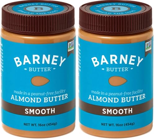 Image 1 of Default Title for the product Barney Butter Almond Butter, Smooth, 16 Ounce Jar, Pack of 2