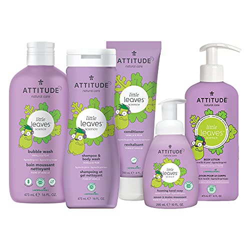 Image 2 of ATTITUDE Foaming Hand Soap for Kids, Vanilla & Pear, 10 Fl Oz (Pack of 2)