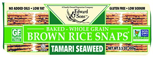 Image 1 of Tamari Seaweed / 3.5 Ounce (Pack of 12) for the product Edward & Sons Brown Rice Snaps