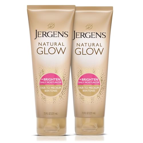 Image 3 of Fair to Medium / 7.5 Fl Oz (Pack of 2) for the product Jergens Natural Glow Self Tanner Body Lotion