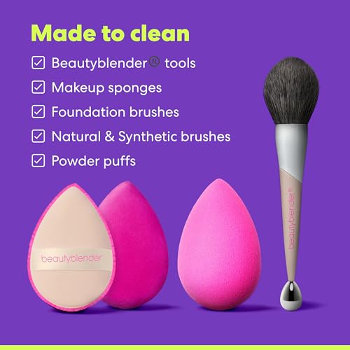 Image 6 of beautyblender Blendercleanser Tool Wash Lavender Purifying Liquid Soap 3 oz