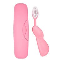 Thumbnail for Image 13 of Pink / 1 Count (Pack of 1) / Right Handed Brush for the product RADIUS Toothbrush Original Big Brush