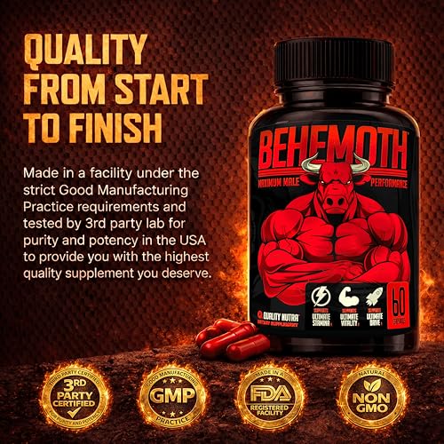 Image 5 of Behemoth Ultimate Enlargement Pills for Men - 60 Capsules