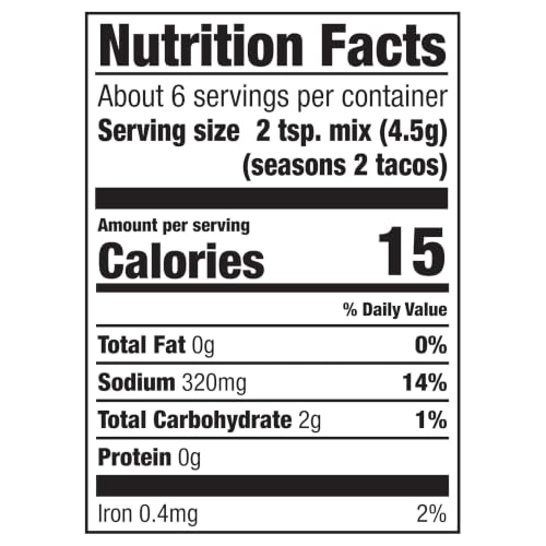 Image 2 of Cholula Original Taco Seasoning Mix, 1 oz (Pack of 12)
