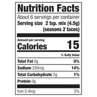 Thumbnail for Image 2 of Cholula Original Taco Seasoning Mix, 1 oz (Pack of 12)