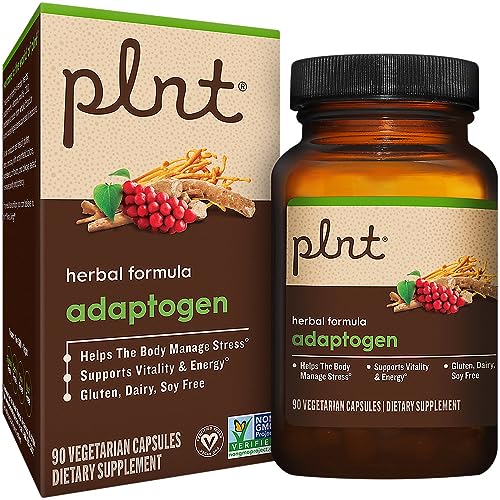 Image 1 of Default Title for the product plnt Adaptogen Herbal Formula, Ashwagandha, Rhodiola, 90 Capsules