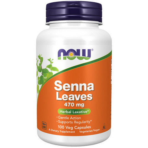 Now Foods Senna Leaves 470 mg 100 Caps
