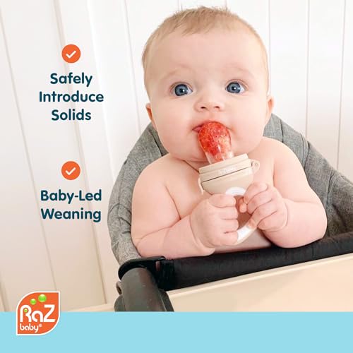 Image 2 of RAZBABY Baby Solids/Frozen Fruit Feeder Pacifier 2-Pack