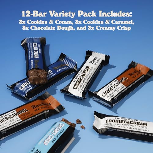Image 4 of BAREBELLS Protein Bars Favorites Variety Pack – 12 Bars 20g of Protein