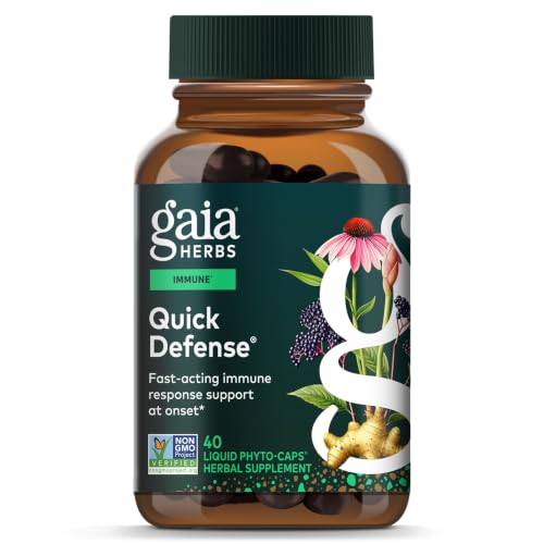 Image 1 of Standard Packaging / 40 Count (Pack of 1) for the product Gaia Herbs Quick Defense