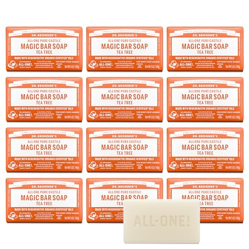 Image 3 of 5 Ounce (Pack of 12) for the product Dr. Bronner's Pure-Castile Bar Soap
