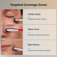 Thumbnail for Image 5 of ALBEAUT Concealer Brush, Under Eye Makeup Small Angled Precision Face Blending Brush (193 concealer brush-Limited Edition)