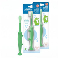 Thumbnail for Image 6 of 1 Count (Pack of 2) / Green Crocodile for the product Dr. Brown's Toddler Toothbrush