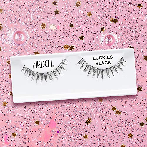 Image 3 of Ardell Natural False Eyelashes Luckies Style Black 4 Pack