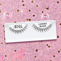 Thumbnail for Image 3 of Ardell Natural False Eyelashes Luckies Style Black 4 Pack