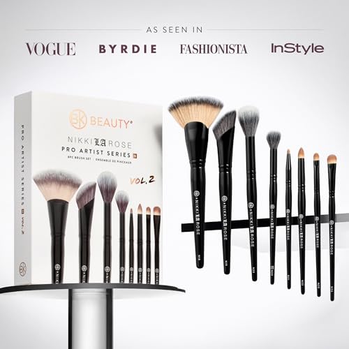 Image 2 of BK BEAUTY Nikki La Rose Pro Artist Brush Set Vol. 2, 8 Brushes