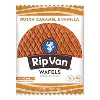 Thumbnail for Image 5 of Rip Van Wafels Dutch Caramel & Vanilla Stroopwafels, Healthy Snacks, Non-GMO, Low Calorie, Low Sugar (3g), Office Snacks, Keto Friendly, 12 Count