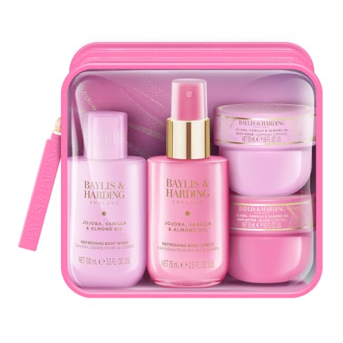 Image 1 of Default Title for the product Baylis & Harding Signature Luxury Travel Wash Bag Gift Set for Women