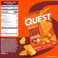 Thumbnail for Image 2 of Quest Nutrition Nacho Cheese Tortilla Style Protein Chips, 1.1 oz (Pack of 4)