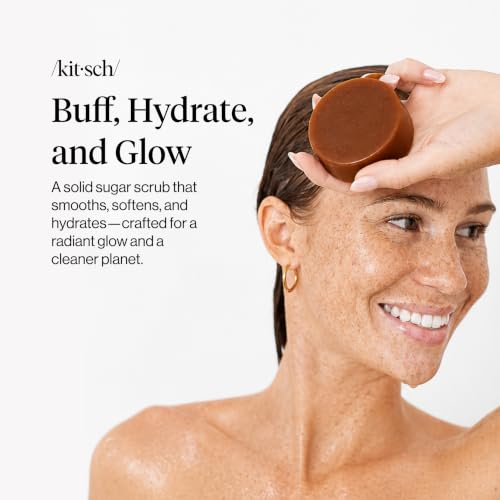 Image 6 of Kitsch Exfoliating Sugar Scrub Body Wash Bar Soap – 4 oz