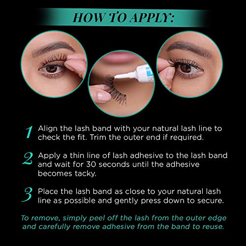 Image 5 of Ardell False Eyelashes Babies Black 4 Pack