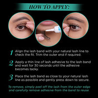 Thumbnail for Image 5 of Ardell False Eyelashes Babies Black 4 Pack