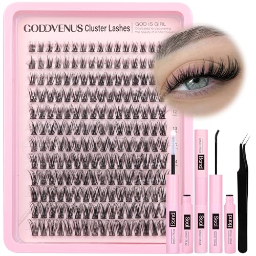 Image 22 of G-Wispy natural Clusters kit for the product Goddvenus Eyelash Extensions Wispy Natural DIY C Curl Individual Lashes Clusters