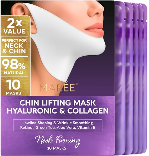 Image 1 of Default Title for the product MAREE Hyaluronic Acid V Line Lifting Mask 10 Ct